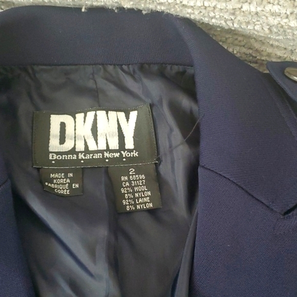 Donna Karan Dark Blue Blazer - Picture 3 of 4